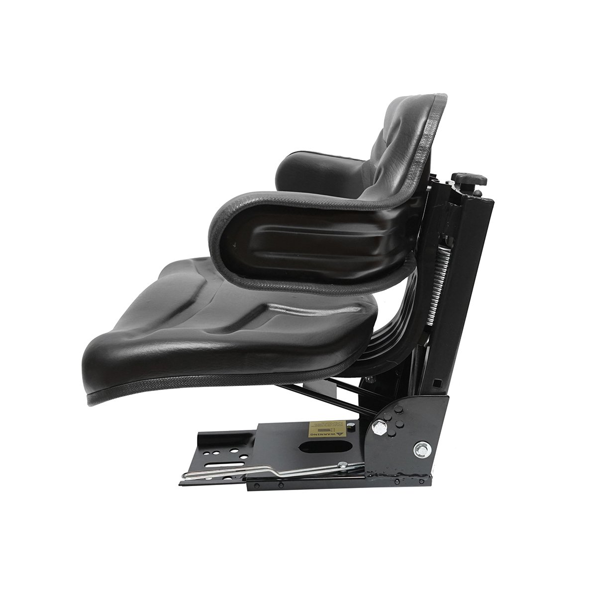Scaun universal cu reglaj, negru, pentru tractor